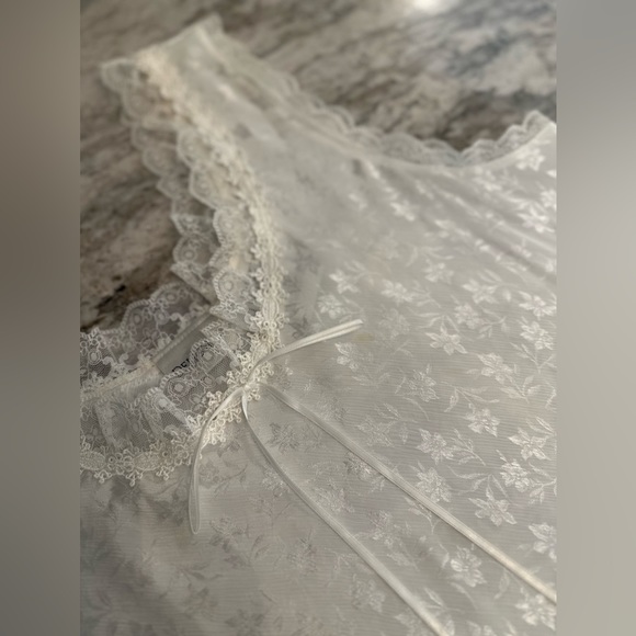 Vintage Delicates beautiful midi Gown Sz Med - Picture 10 of 10